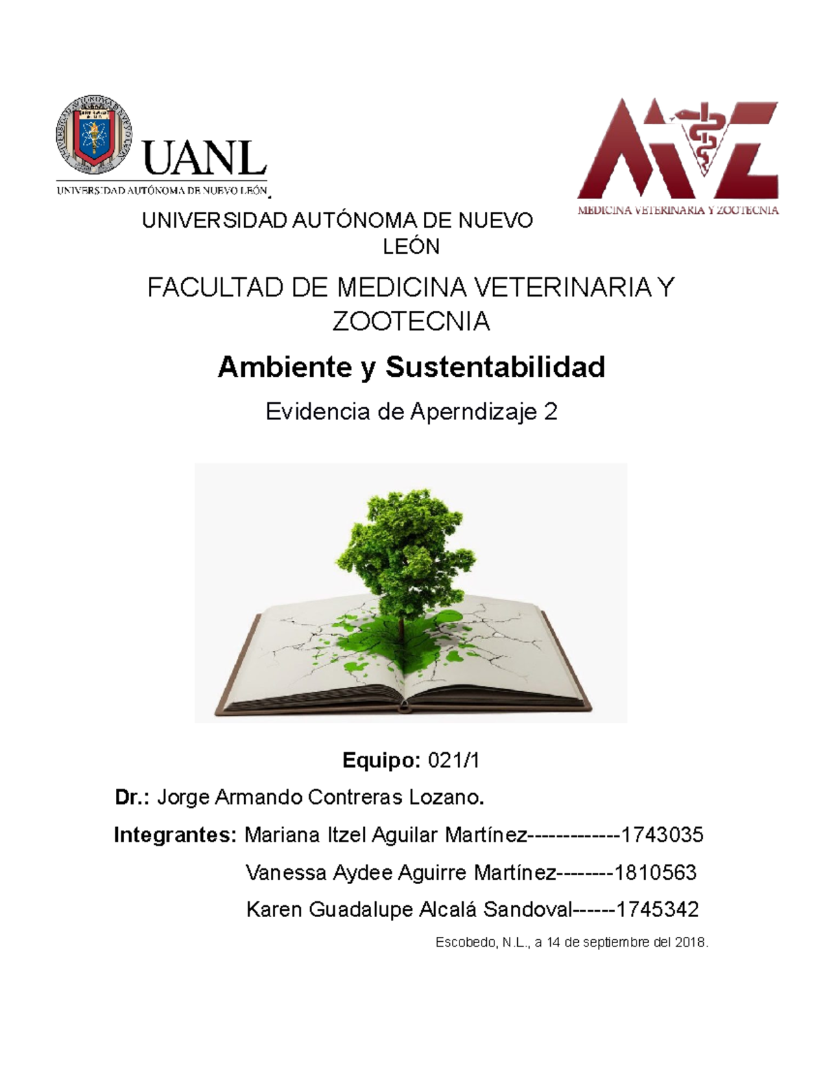 Evidencia de aprendizaje 2 - UNIVERSIDAD AUTÓNOMA DE NUEVO LEÓN ...