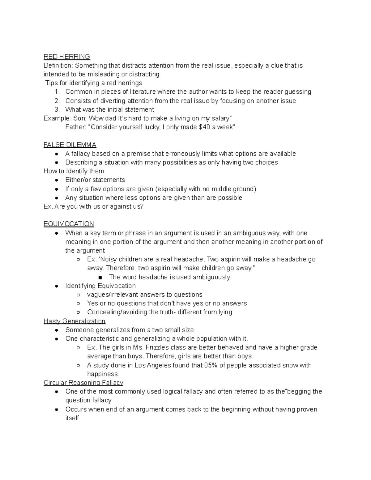 Herring Fallacy Fallacies explained. RED HERRING Definition