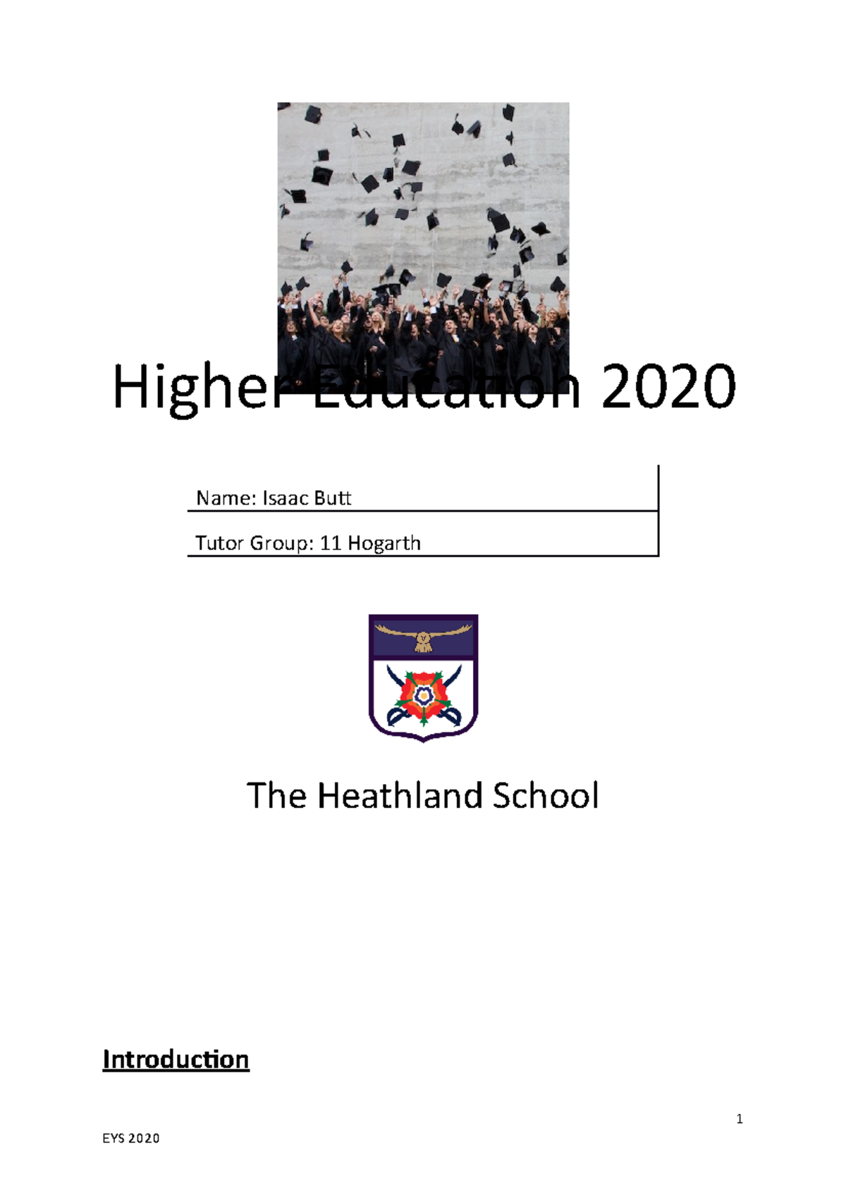 Higher Education 2020 Student Guide[ 4795] - Higher Education 2020 The ...