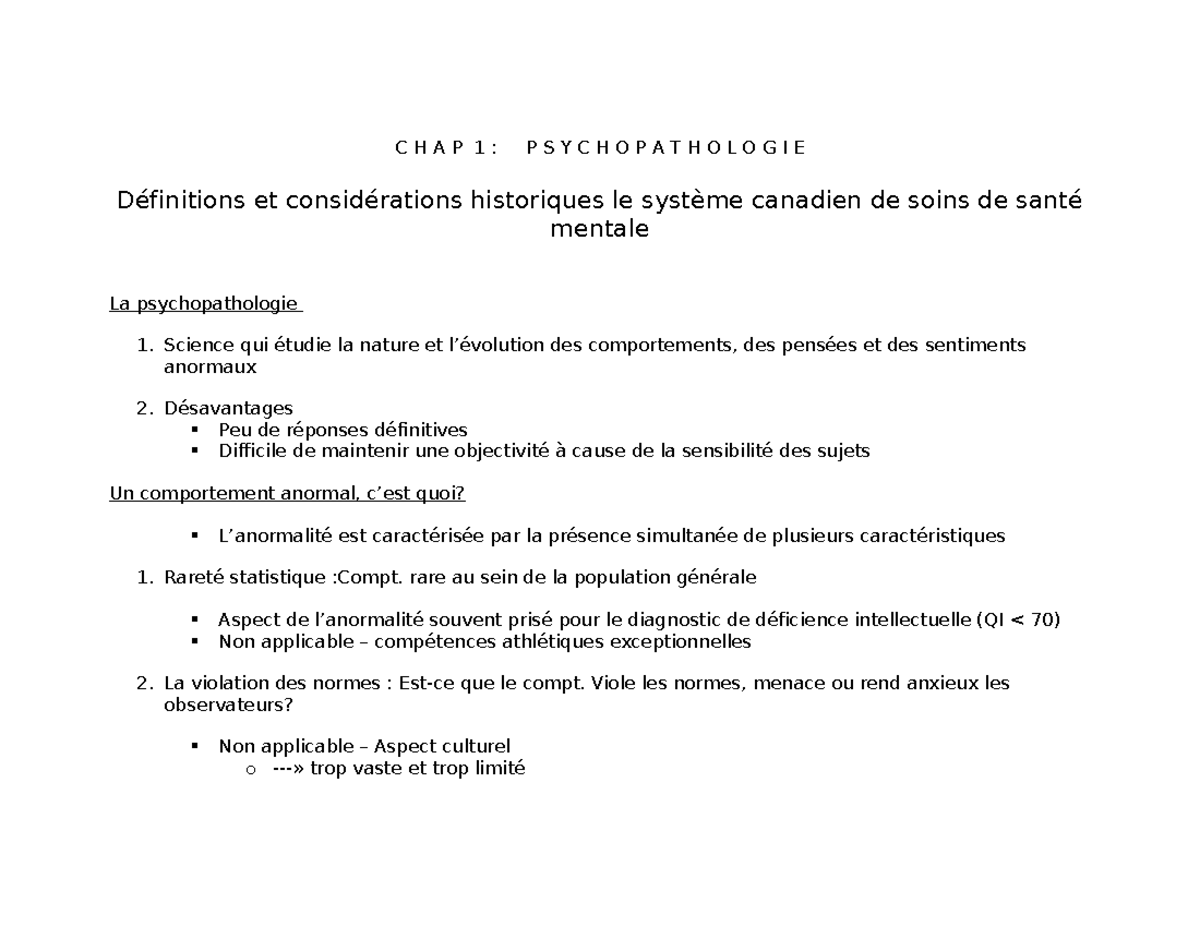 notes-du-livre-c-h-a-p-1-p-s-y-c-h-o-p-a-t-h-o-l-o-g-i-e