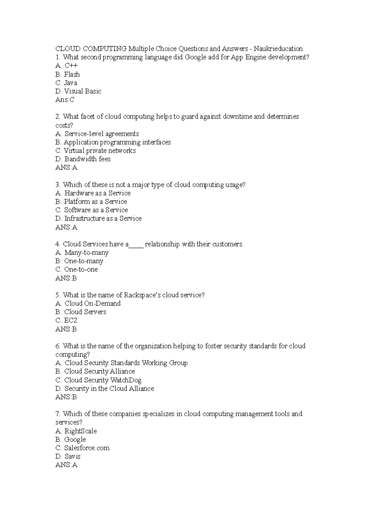 cs8791-cloud-computing-cloud-computing-multiple-choice-questions-and