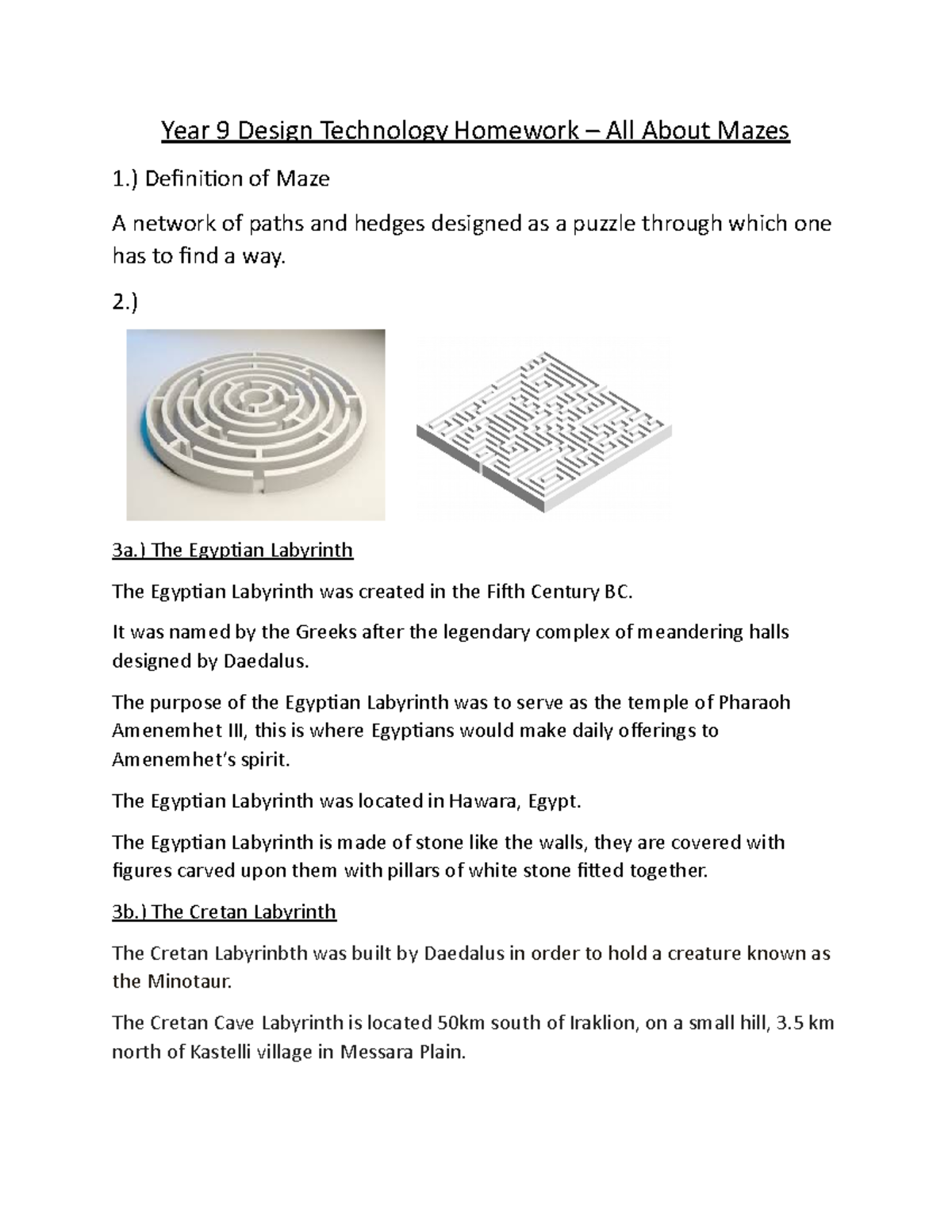Document 1 dt hwwwww - notess - Year 9 Design Technology Homework – All ...