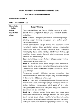 Jurnal Refleksi Susan Pembelajaran Sosial Emosional - JURNAL REFLEKSI ...