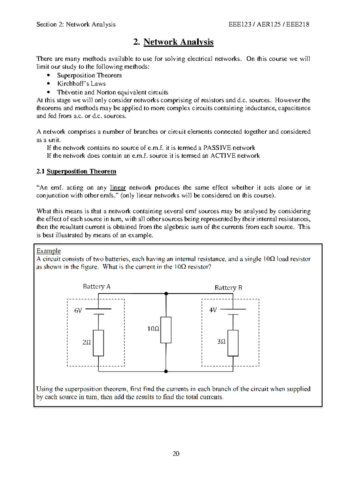 Chapter 2 - Network Analysis A - 2. Network Analysis There are many ...