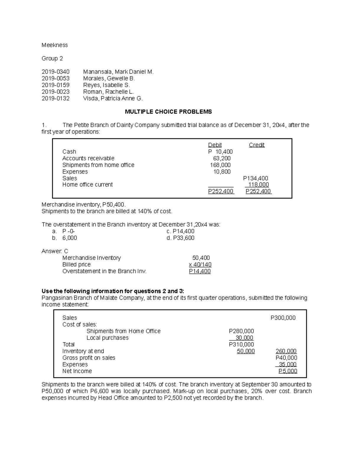 dayag-chapter-14-home-office-and-branch-accounting-special-procedures