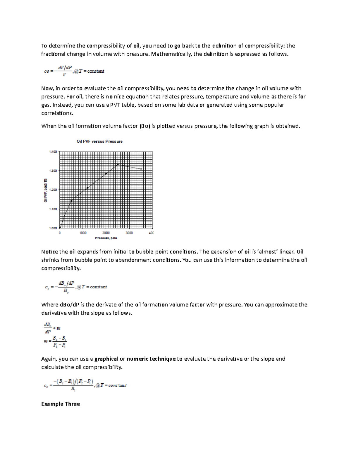 RESR 344 Module 10 - compressibility of oil - RESR344 - SAIT ...
