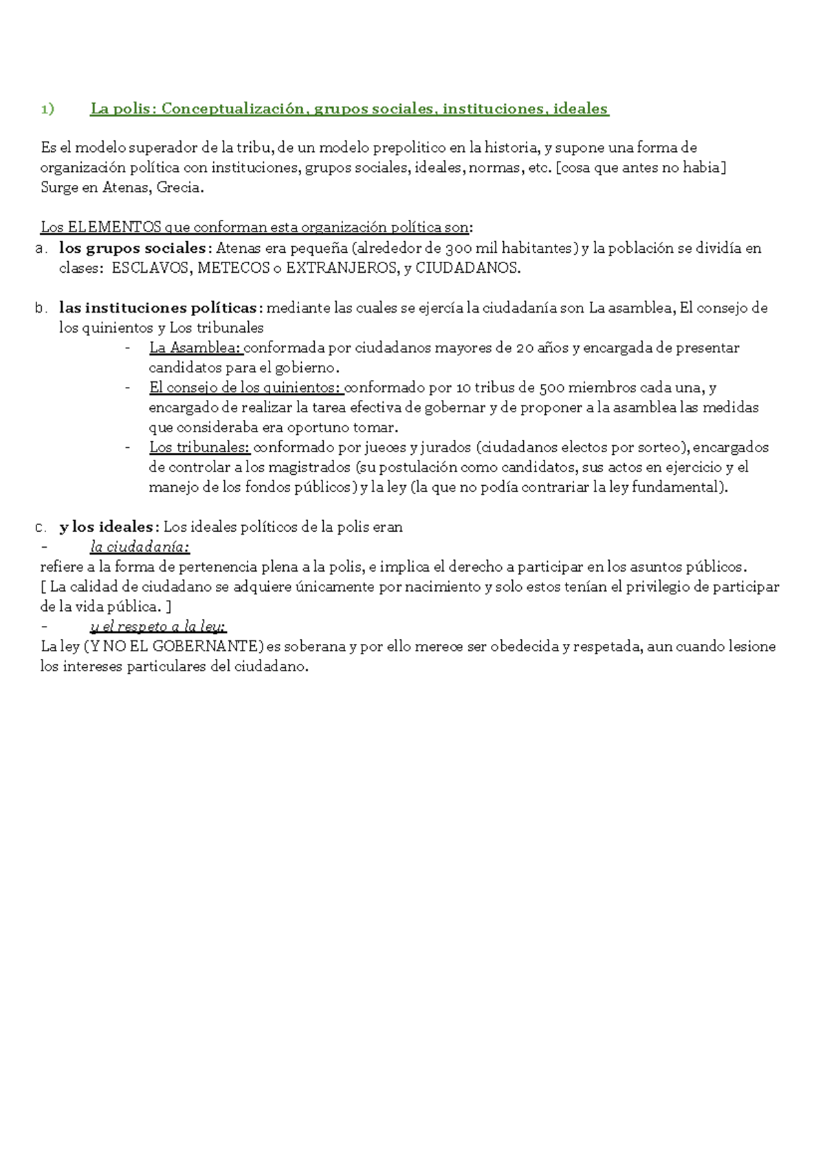 TEMA 1 - El Resumen Para El Segundo Parcial De Derecho Político Con El ...