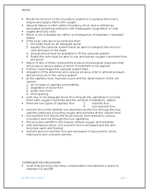 Cardiovascular course notes - REVIEW Anatomy and physiology of heart ...