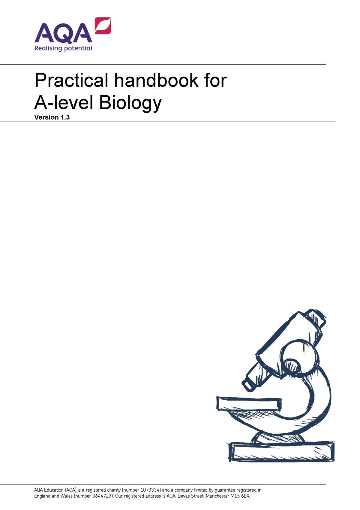 [M1.3] READ - Practical Handbook for A Level Biology (AQA) - AQA ...