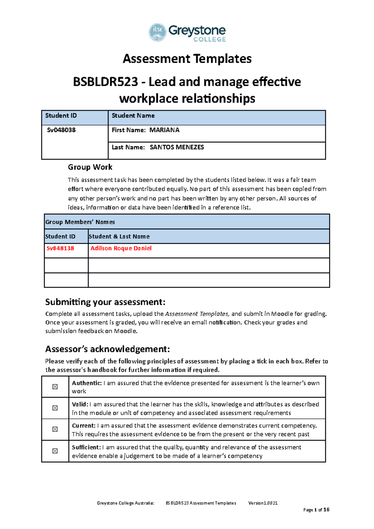 Bsbldr 523 Assessment Templates V1.0821 - Nf - Assessment Templates ...