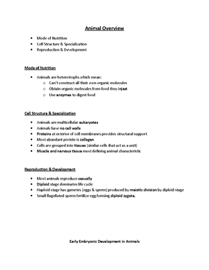 Chapter 34 Notes - Chapter 34 Notes – Vertebrates