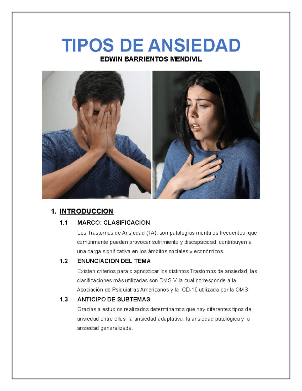 Relleno BOLT - Guía del boletin - TIPOS DE ANSIEDAD EDWIN BARRIENTOS ...