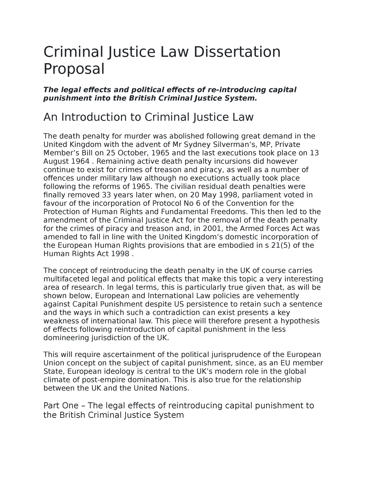 criminal law dissertation