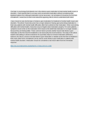 PSYU 306 Summary Project Instructions and Worksheet (1) - Week 7 Topic ...
