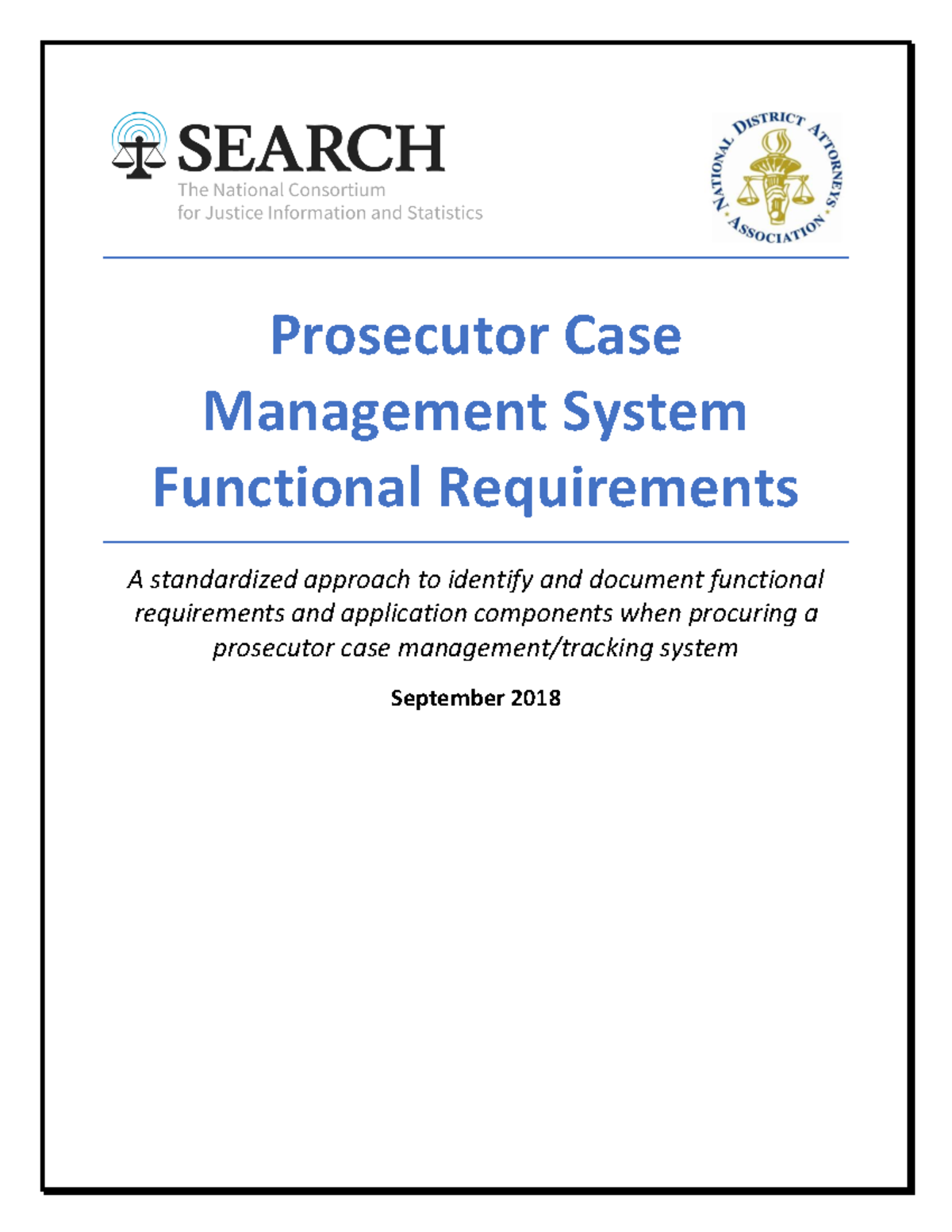 PCMSFunctionalSpecifications Prosecutor Case Management System