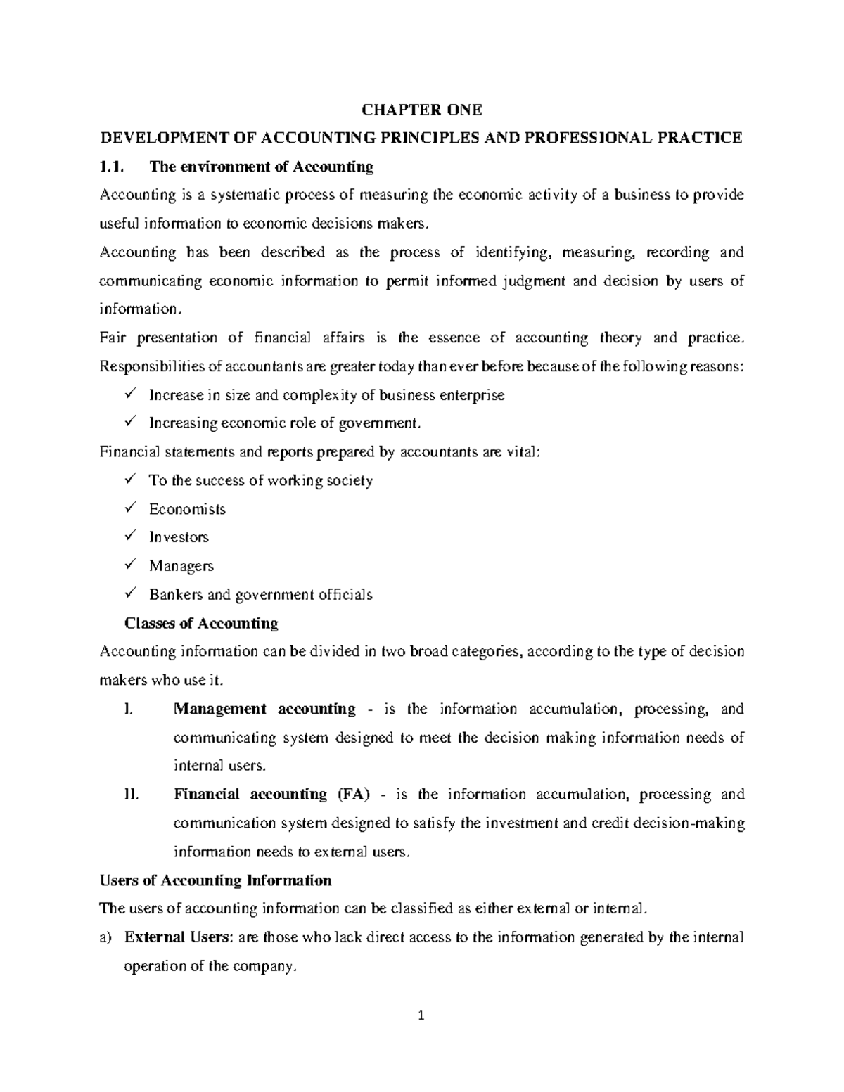 Chapter 1 This Is Fundamentals Of Accounting Ii Lecture Notes