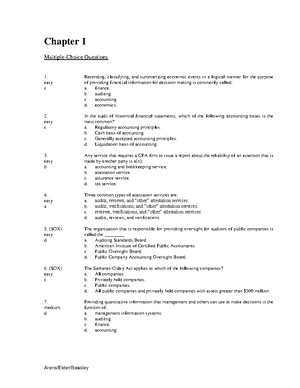 Chapter 9 Final - Auditing And Assurance Test Bank Ch 9 - Chapter 9 ...