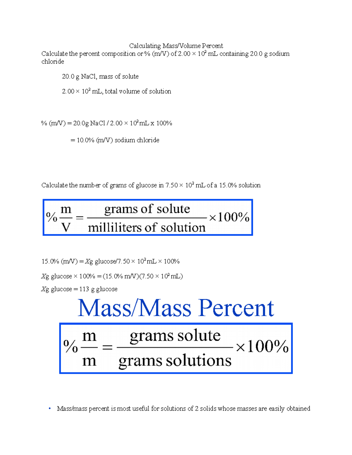 How To Find Mass And Density With Only Volume