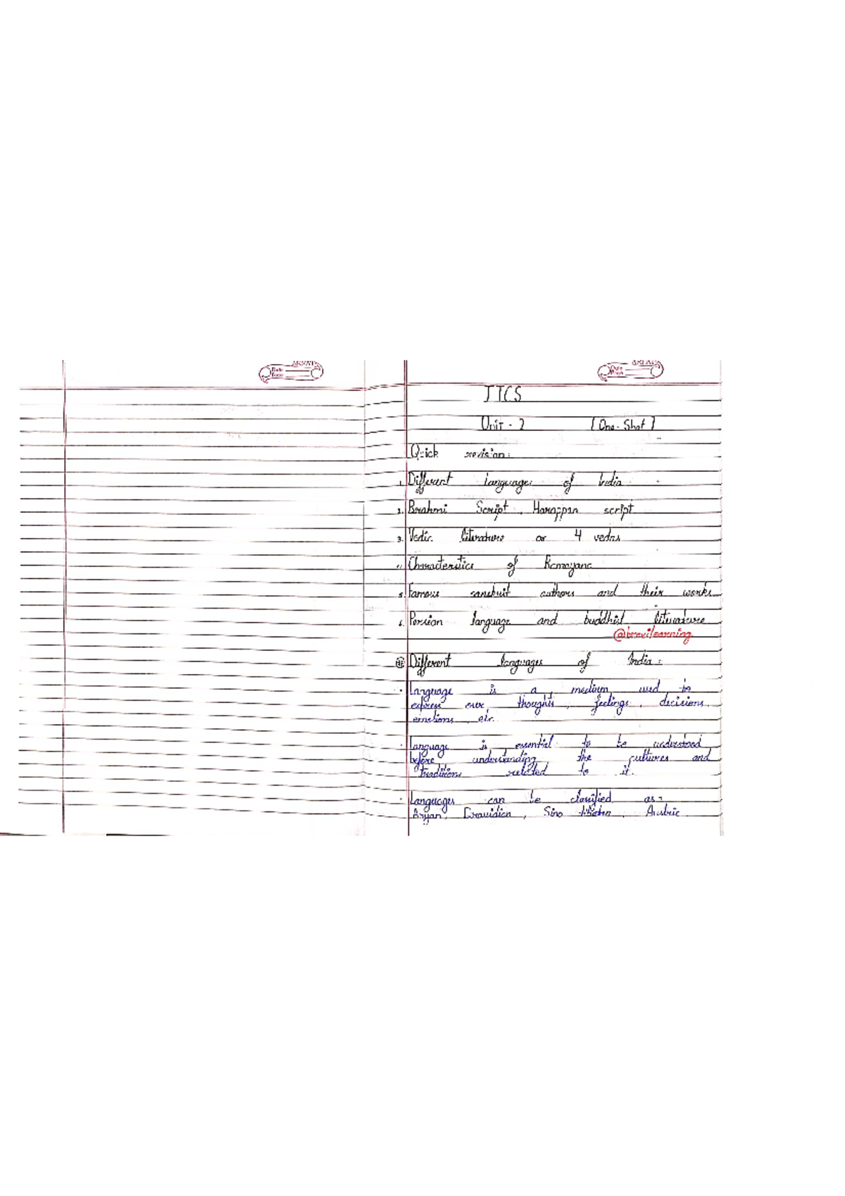 Itcs unit 2 , 3 - Itcs unit 3,4 - ARFAT ARFATY Date Date Pooc Page ITCS ...
