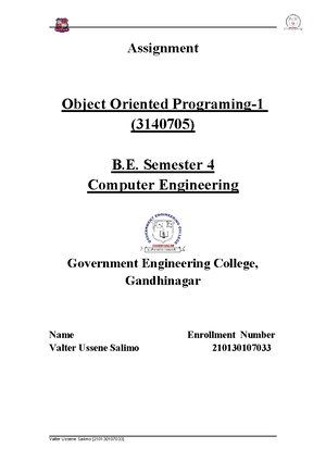 [Solved] OOP 1 IMP Questions - Q-1) Int er pr et er Vs Compiler ...