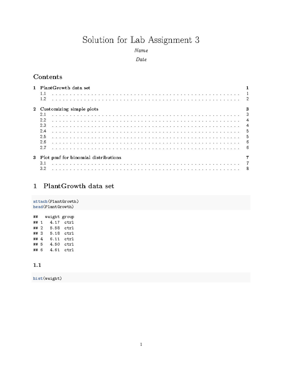 Solution for Lab Assignment 3 ...