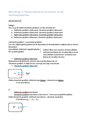 ZSO 1 - Zelfstudieopdracht Celfysio - ZSO 1: Regeling Van ...