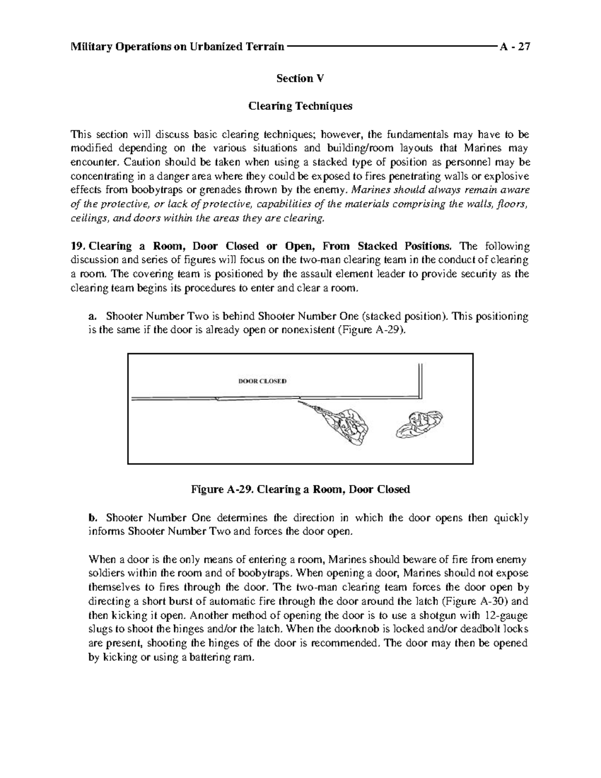 Cqbtactics compress Extra Section V Clearing Techniques This