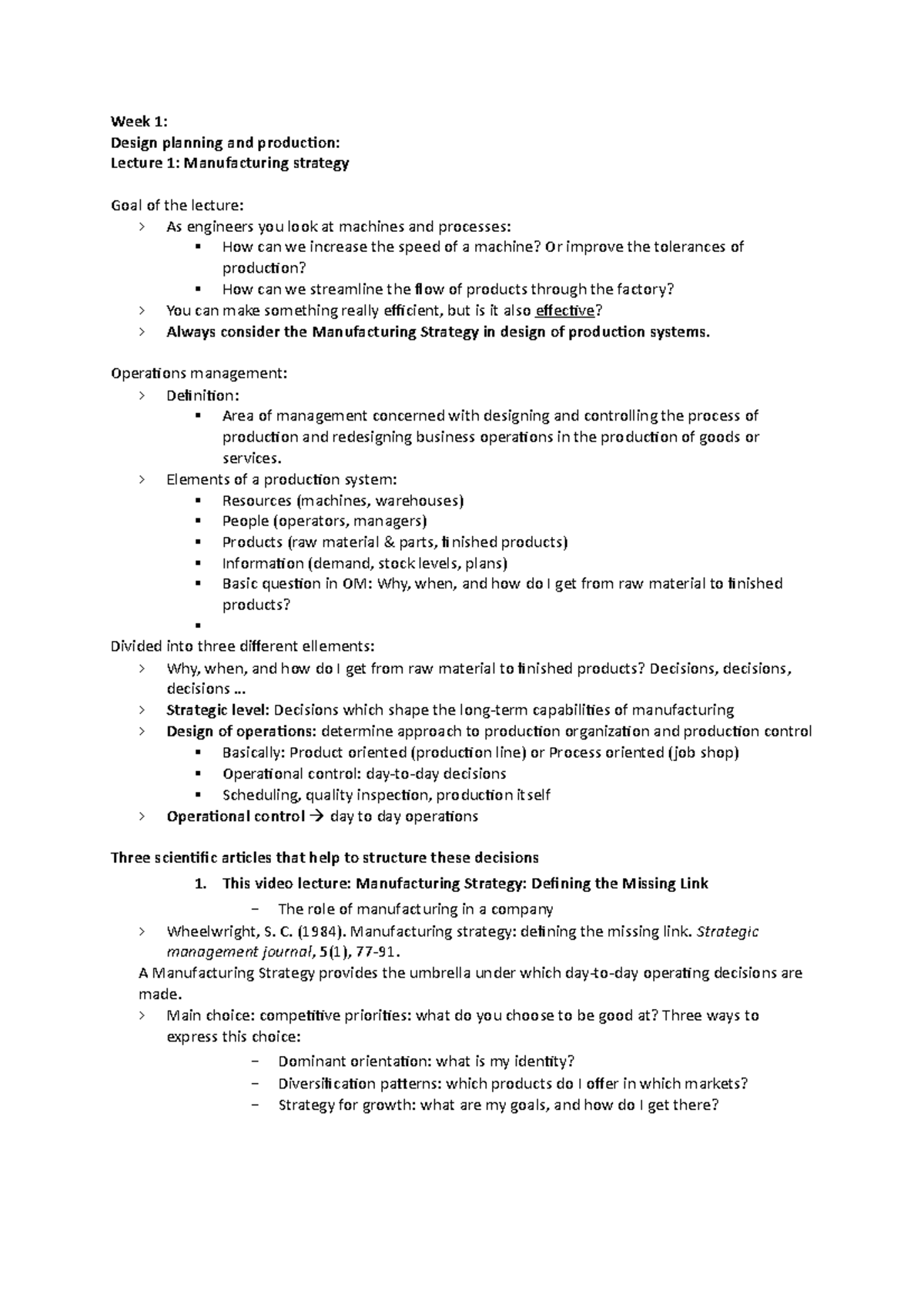 Lectures - Week 1: Design planning and production: Lecture 1 ...