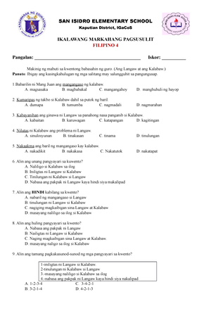 PT Araling Panlipunan 5 Q2 - SECOND QUARTER EXAMINATION ARALING ...