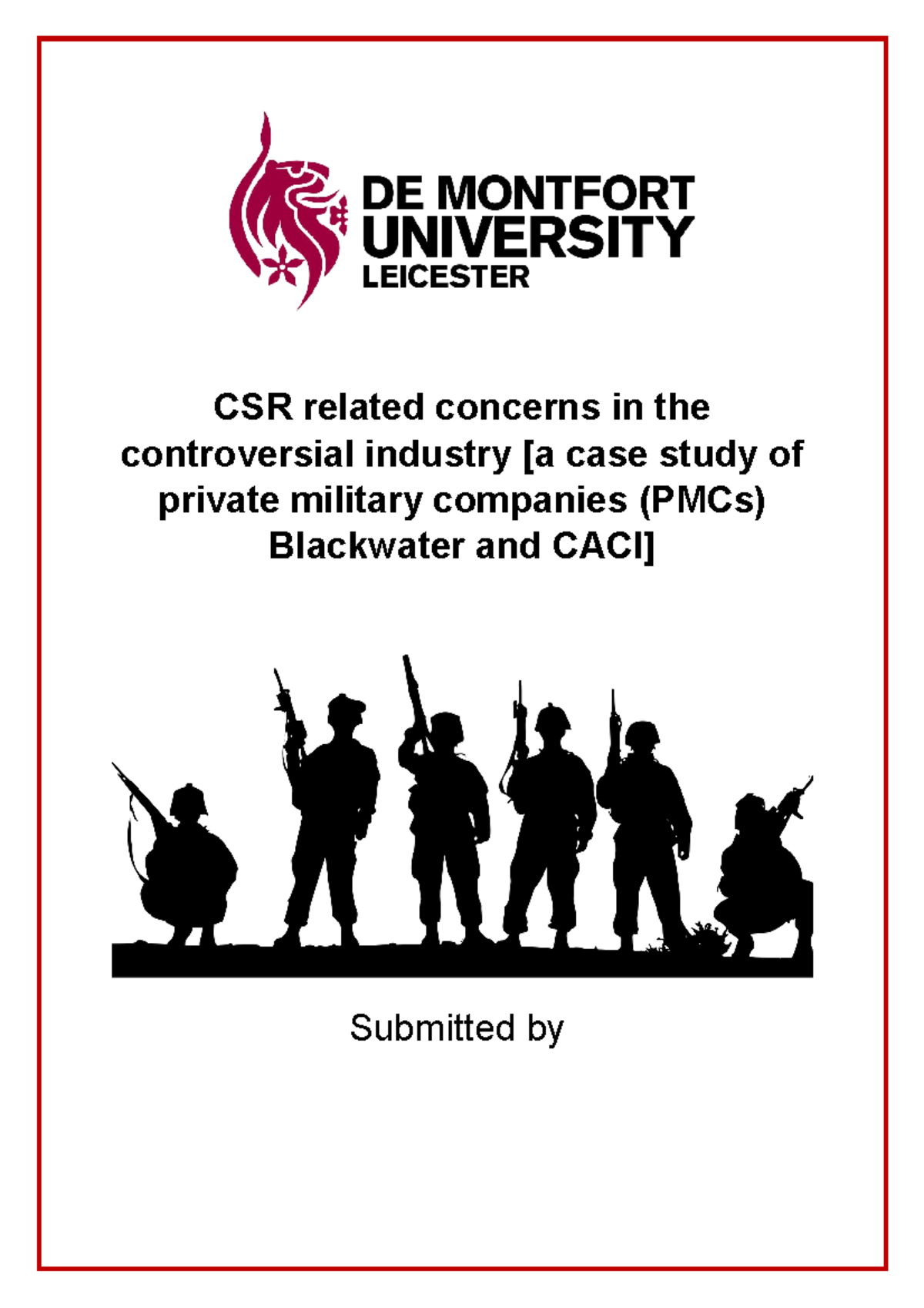 CSR report - Grade: 68 /B+ - CSR related concerns in the controversial ...