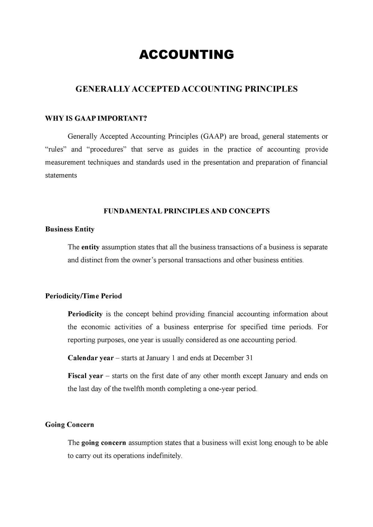 Accounting Generally Accepted Accounting Principles ACCOUNTING   Thumb 1200 1698 