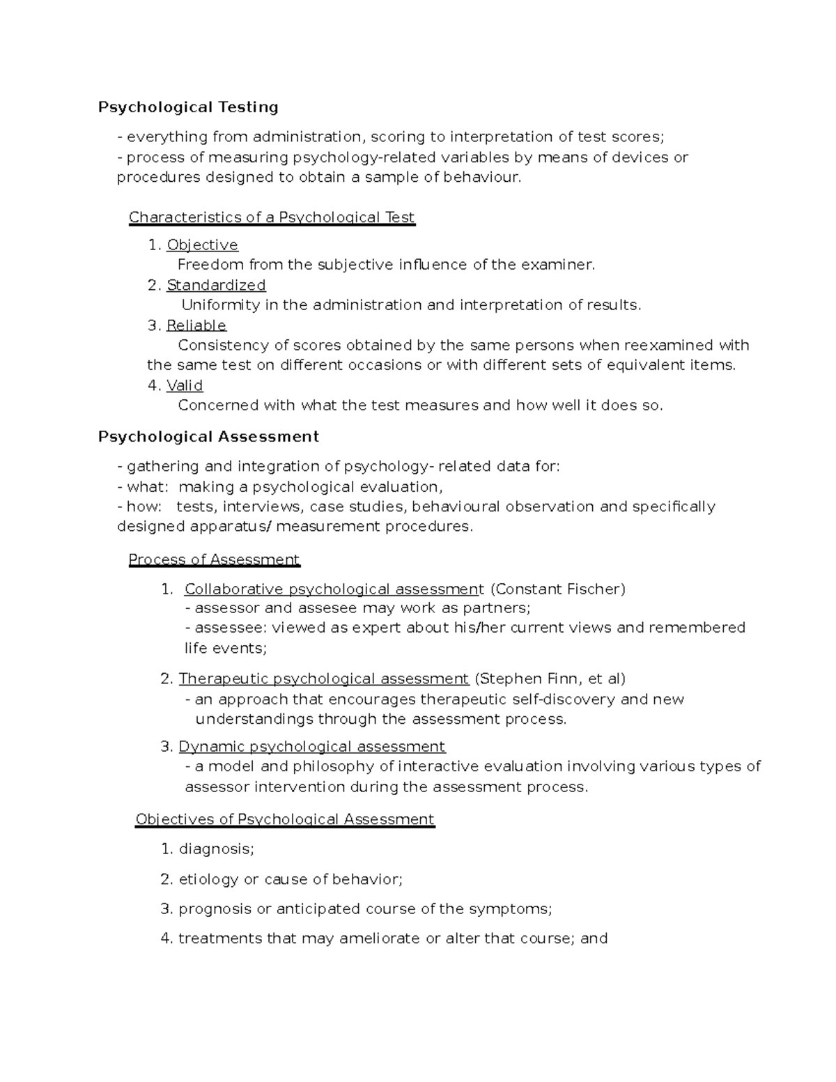 Psychometrics - For BLEPP - Psychological Testing everything from ...