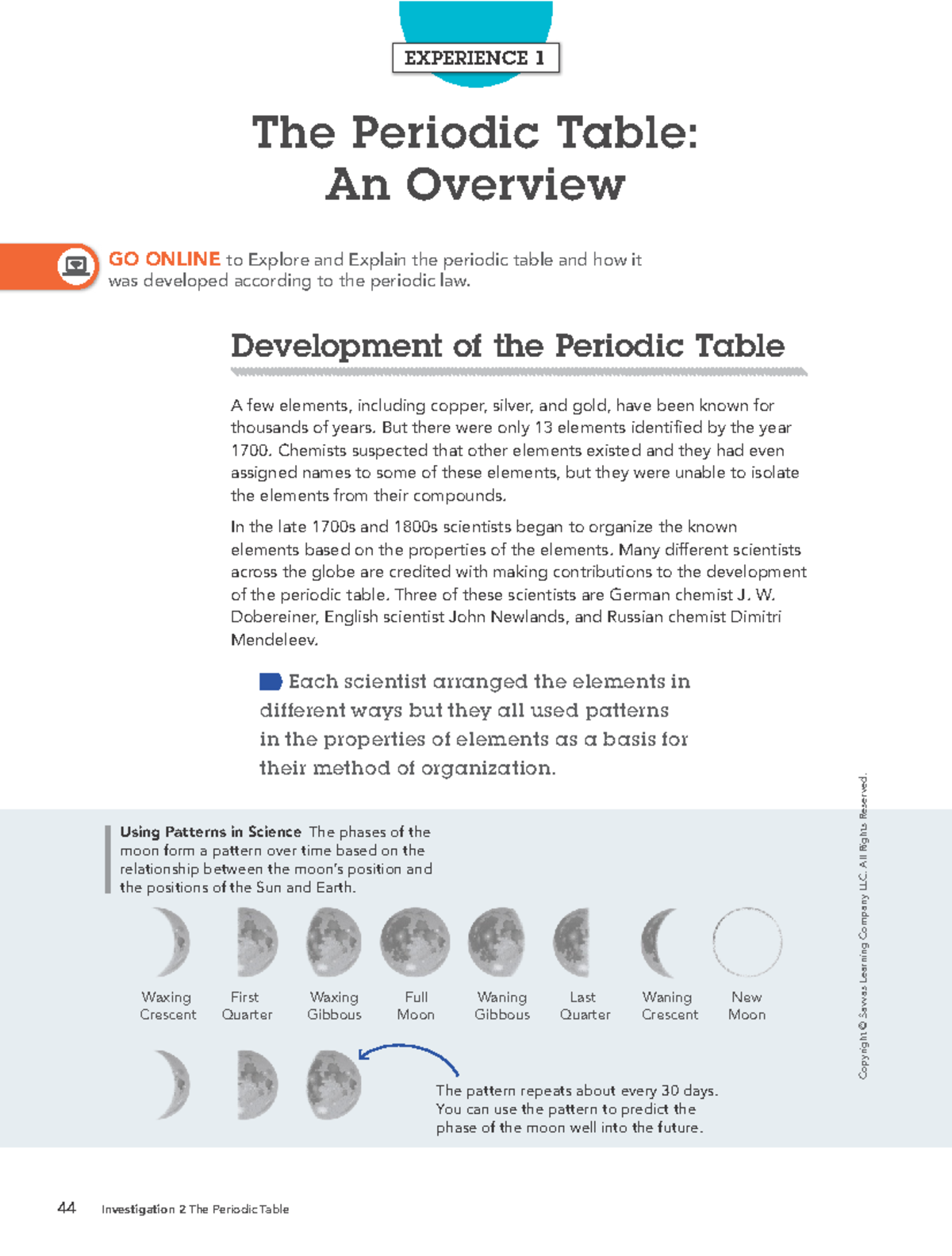 1-The Periodic Table- An overview - Waxing Crescent First Quarter ...