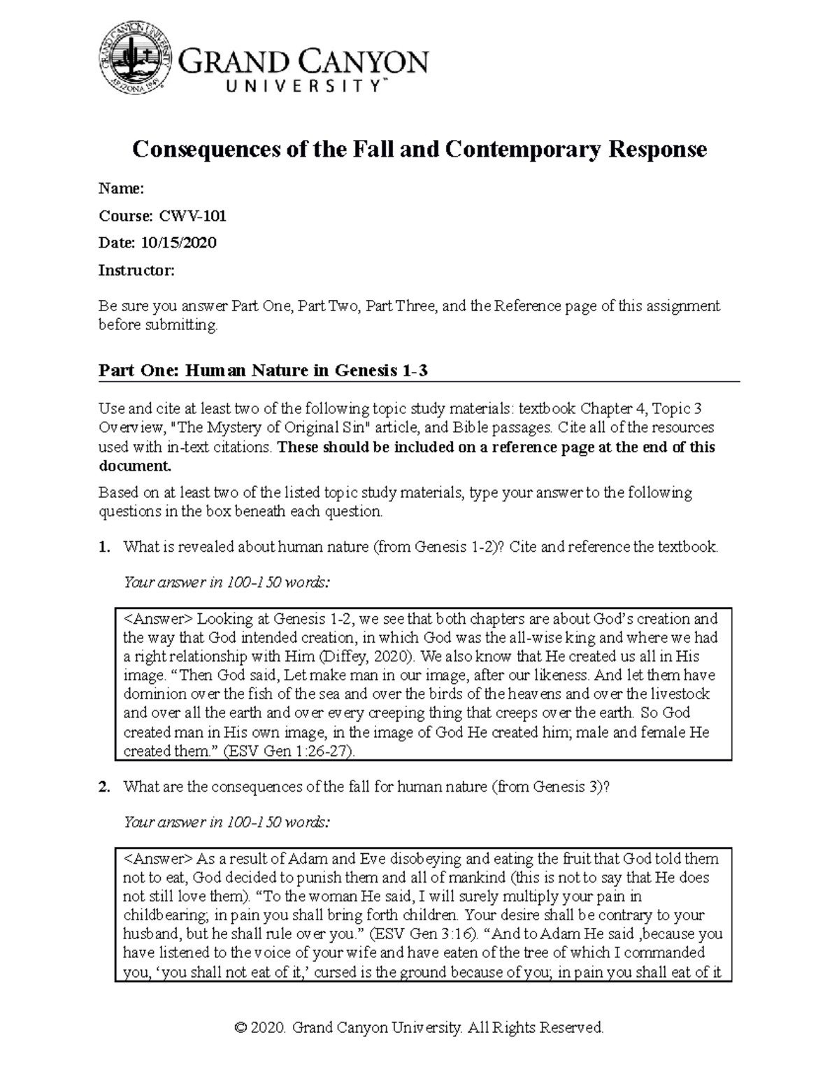 Cwv 101 preliminary worldview essay template 07 image