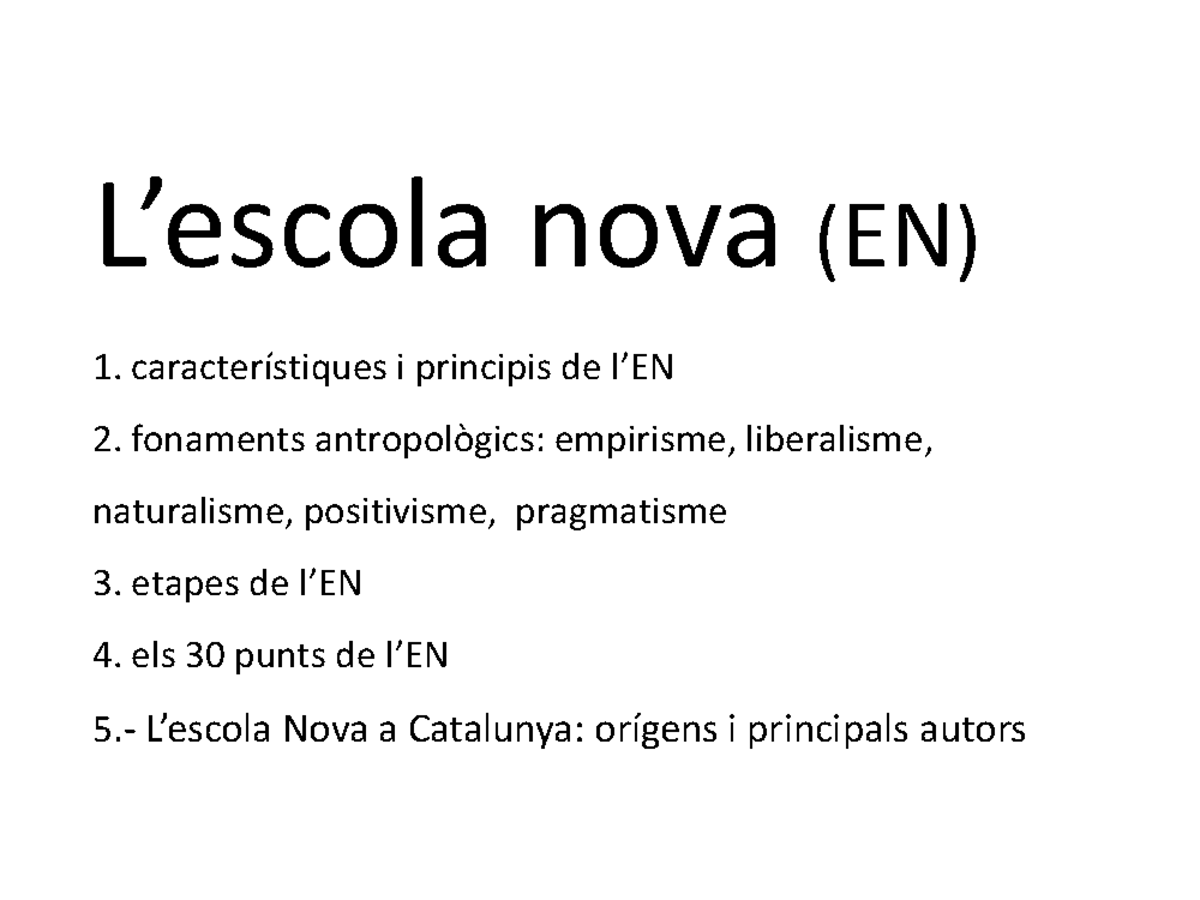 Caracteristicas Da Escola Nova - NAZAEDU