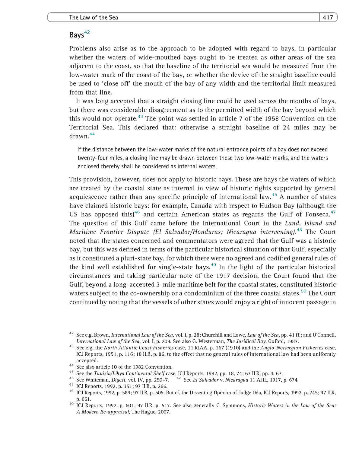 International Law-254 - Bays 42 Problems also arise as to the approach ...