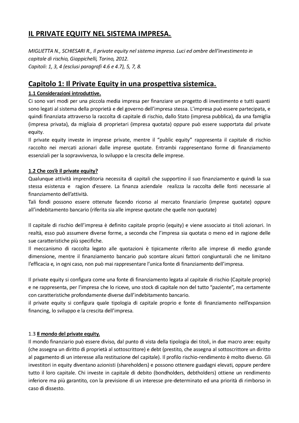 Il Private Equity Nel Sistema Impresa Luci Ed Ombre Dellinvestimento In Capitale Di Rischio 2469