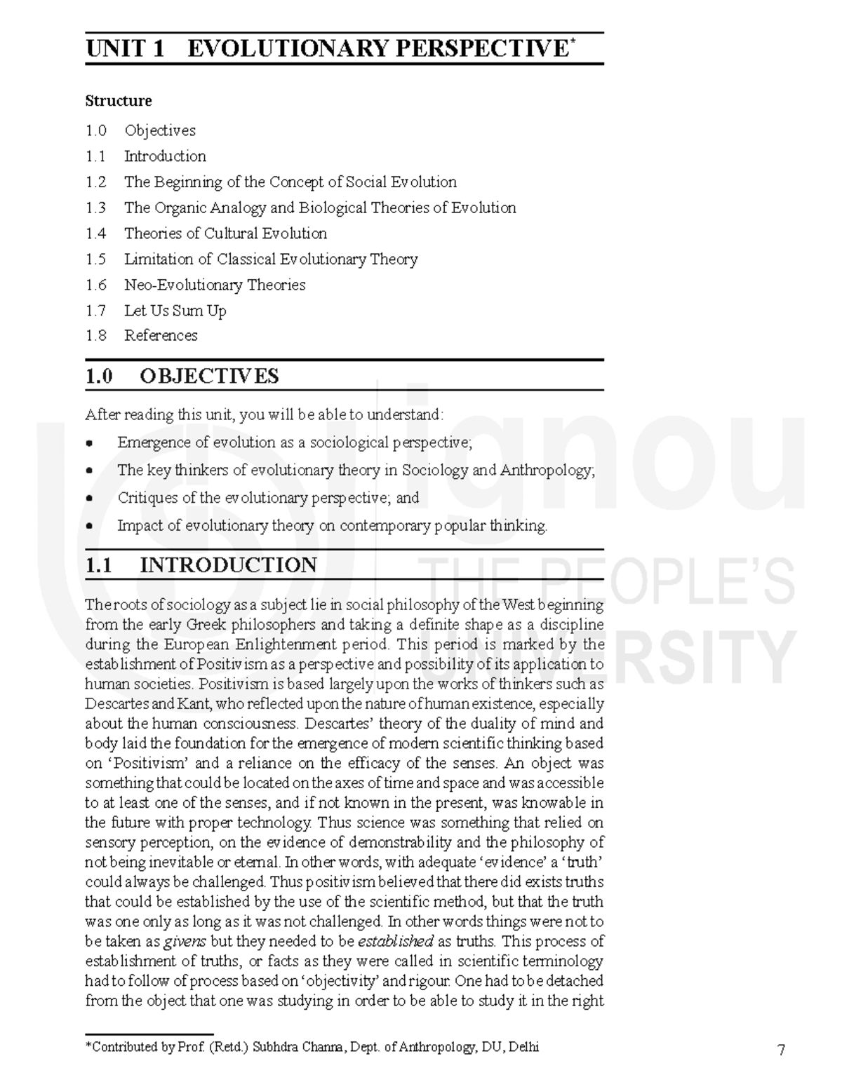 Unit-1 - Environmental studies unit 1 - Evolutionary Perspective UNIT 1 ...