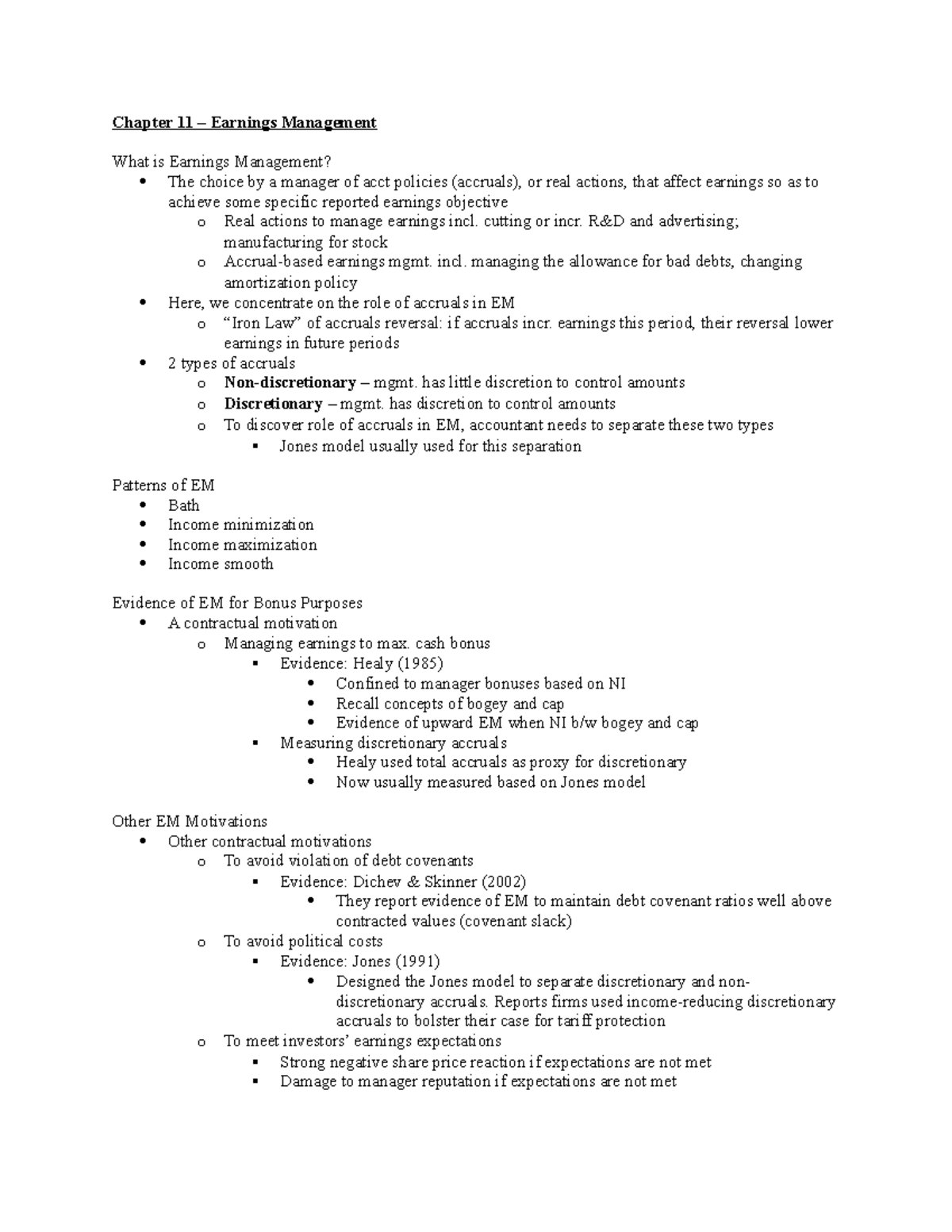 chapter-11-earnings-management-chapter-11-earnings-management