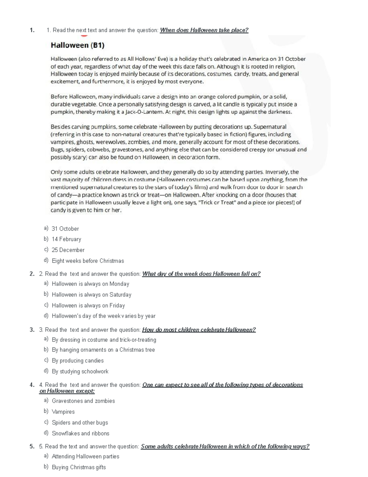 Guia 3 Read the next text and answer the question When does