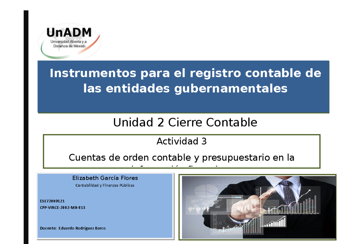 M8 U2 A3 ELGF Analisis - Tareas - Unidad 2 Cierre Contable Actividad 3 ...
