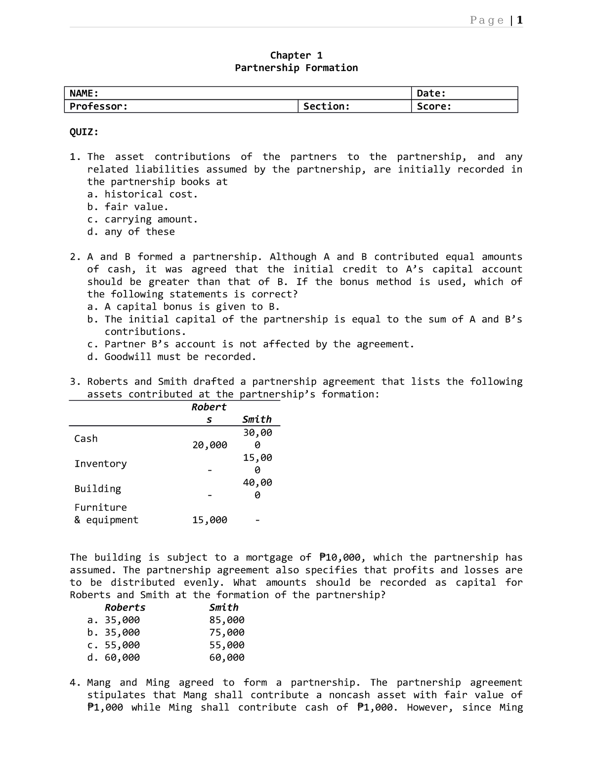 What Is The Basis Of Assets Transferred To A Trust