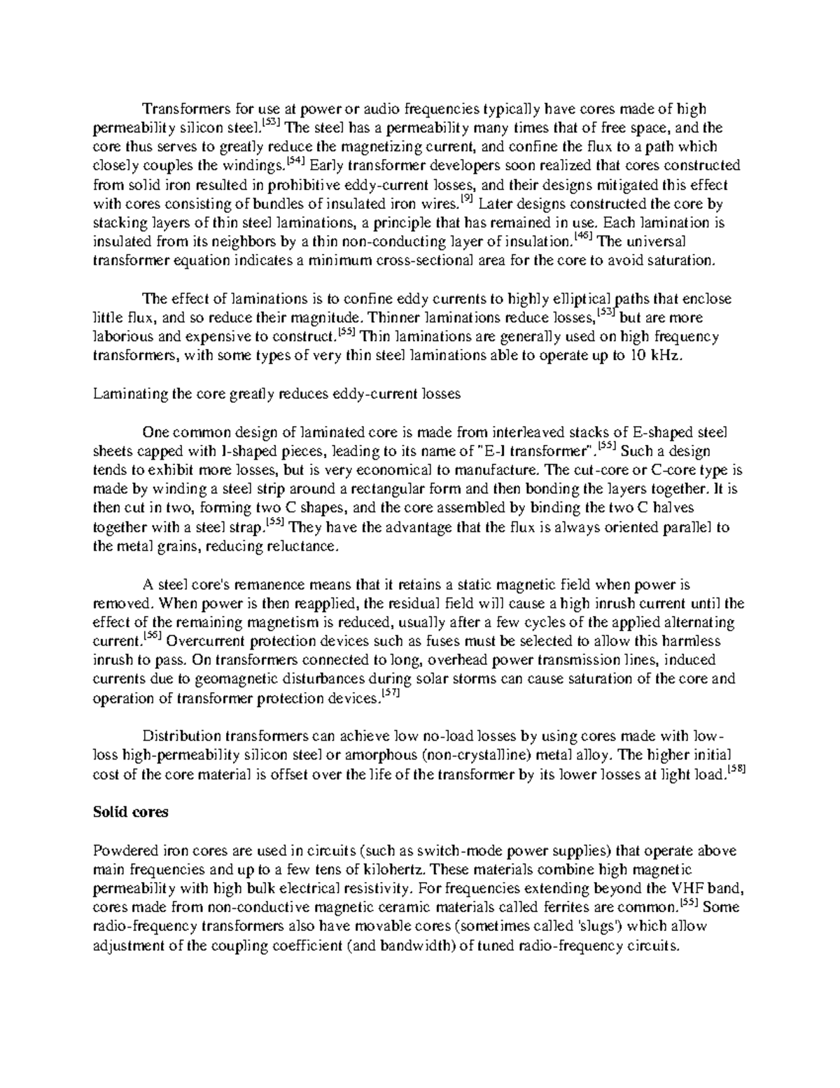 Electrical Engineering - Lecture Notes-14 - Transformers for use at ...