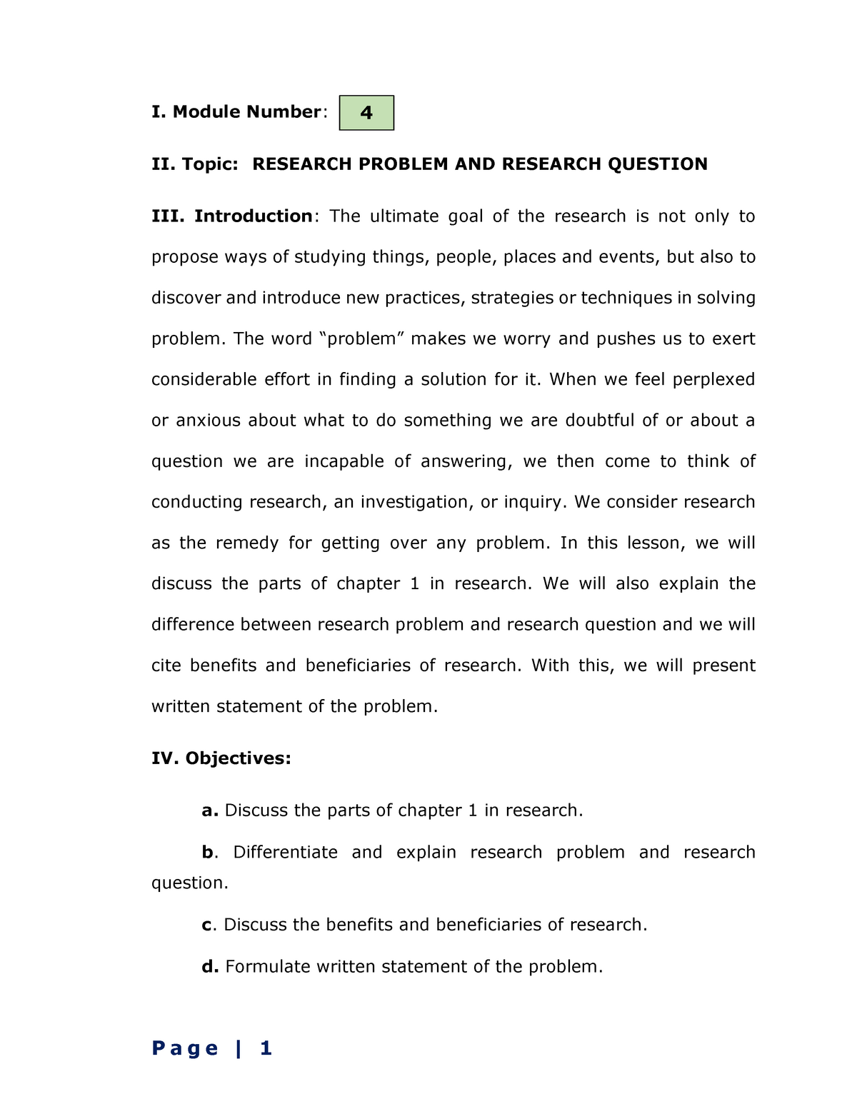 research-module-research-problem-and-research-question-p-a-g-e-1-i