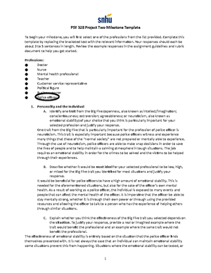 PSY 328 Activity 3-1 7-16-23 - PSY 328 Module Three Journal Template ...