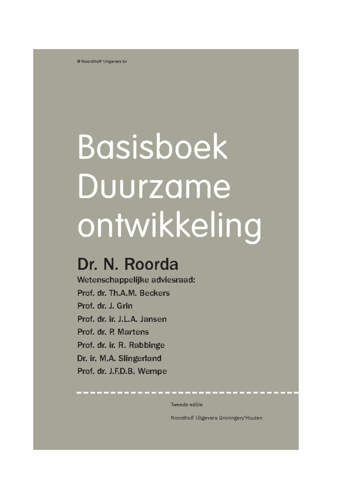 Kennismaken Met Duurzame Ontwikkeling - © Noordhoff Uitgevers Bv ...