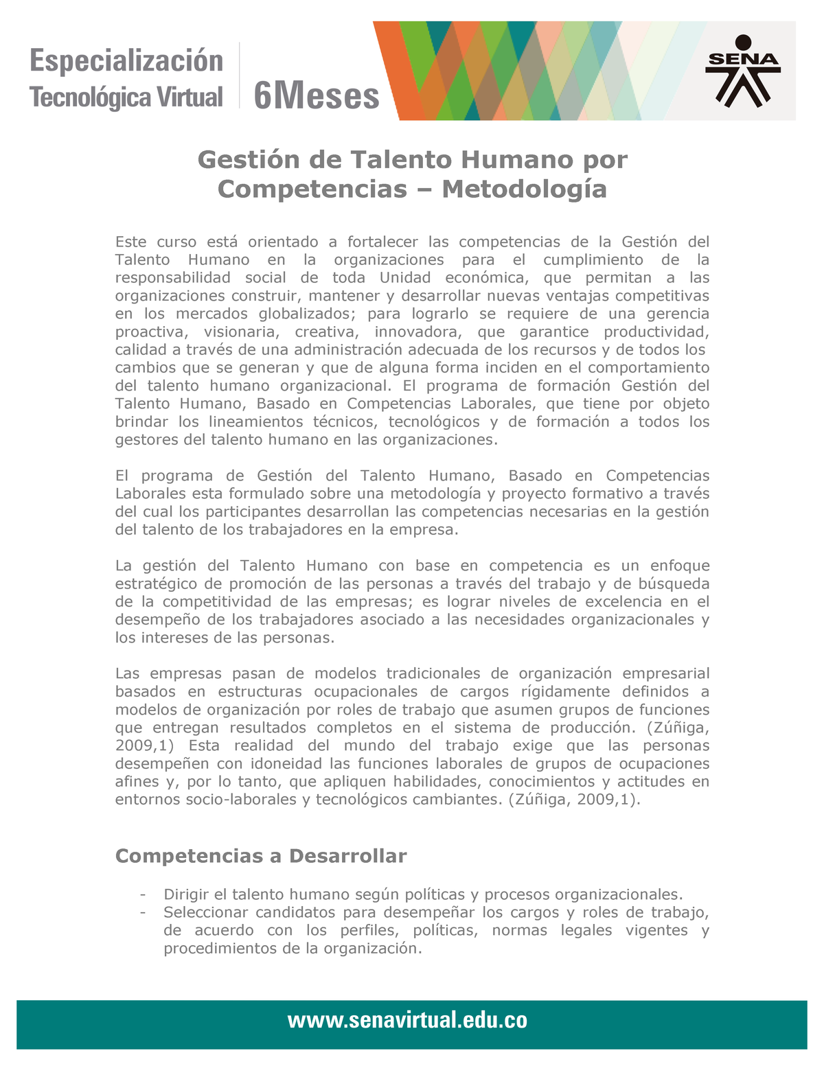 Gestion Talento Humano Competencias Metodologia - Gestión De Talento ...