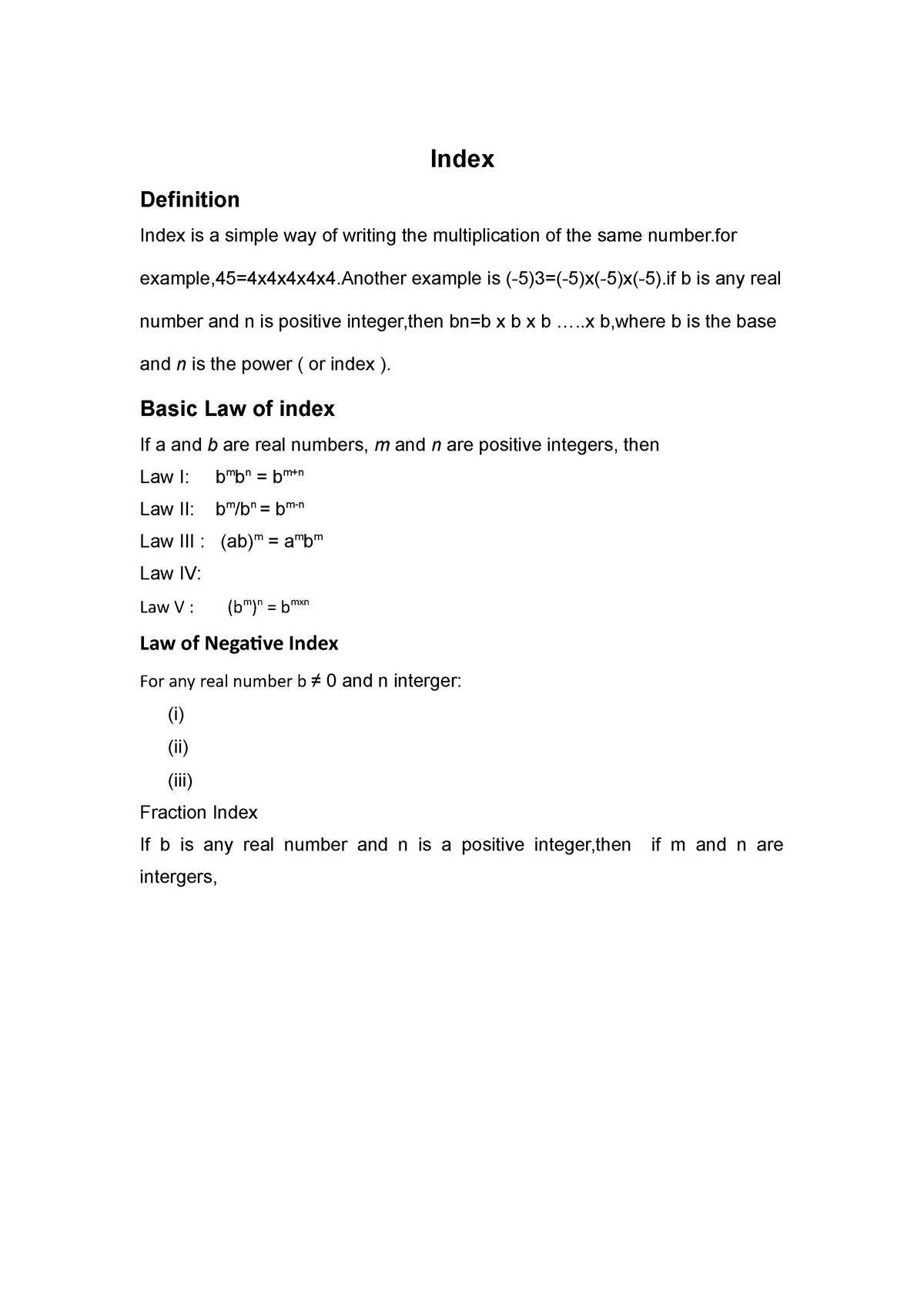 csc-exersice-3-for-example-index-definition-index-is-a-simple-way