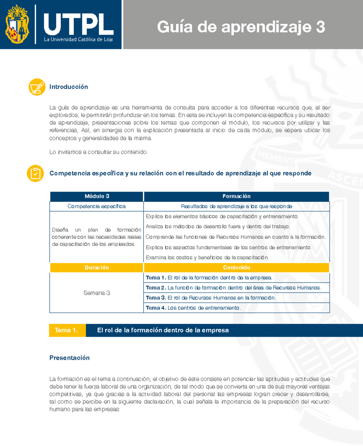 Guía De Aprendizaje Módulo 3 - La Universidad Católica De Loja Guía De ...