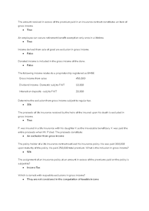 TAX-ORD - Financial Management - Studocu